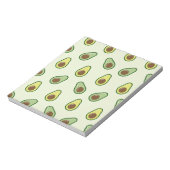 Niedlich Avocado Pattern Notizblock (Rotiert)