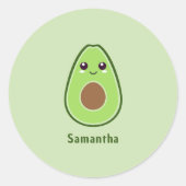 Niedlich Avocado Sticker (Vorderseite)
