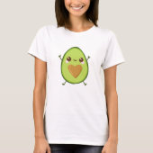 Niedlich Avocado T-Shirt (Vorderseite)