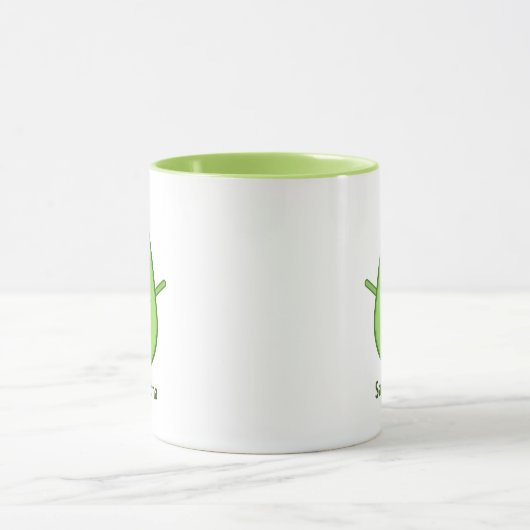 Niedlich Avocado Tasse (Zentrum)
