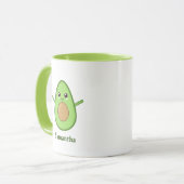 Niedlich Avocado Tasse (Vorderseite Links)
