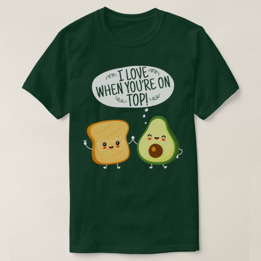 Niedlich Avocado Toast Pun Avocado Liebe Gesunde E T-Shirt (Design vorne)