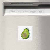 Niedlich Avocado Watercolor Magnet (In Situ (Geschirrspüler))