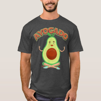 Niedlich Avocado YogaAyogado Gesunde Ernährung T-Shirt