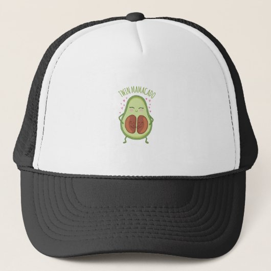 Niedlich Avocado Young Mommy Truckerkappe (Vorderseite)