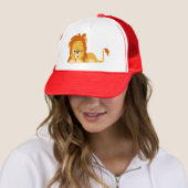 Niedlich Awake Cartoon Lion Hat Truckerkappe (Beispiel)