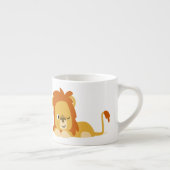 Niedlich Awake Cartoons Lion Espressotasse (Rechts)