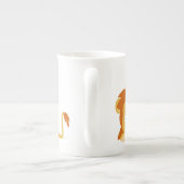 Niedlich Awake Cartoons Lion Porzellantasse (Rückseite)