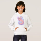 Niedlich Axolotl Hoodie (Vorne ganz)