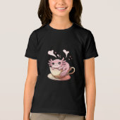 Niedlich Axolotl - Kawaii Axolotl Lover Gift Tri-Blend Shirt (Vorderseite)
