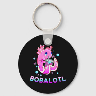 Niedlich Axolotl Lover Bobalotl Boba Kawaii Anime  Schlüsselanhänger