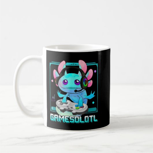Niedlich Axolotl Lover Gamesalotl Gaming Axolotl K Kaffeetasse (Links)