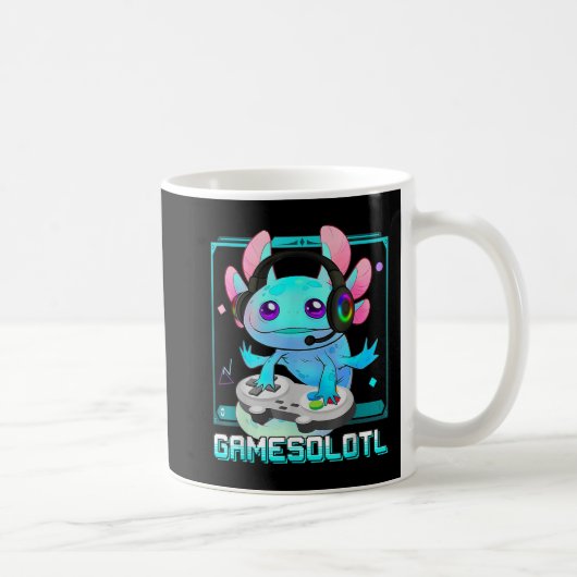 Niedlich Axolotl Lover Gamesalotl Gaming Axolotl K Kaffeetasse (Rechts)