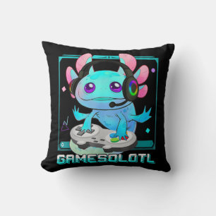 Niedlich Axolotl Lover Gamesalotl Gaming Axolotl K Kissen
