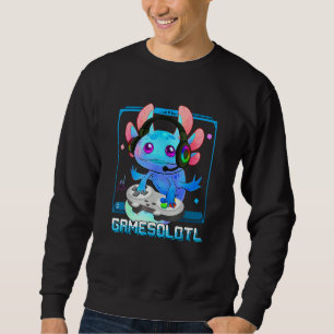 Niedlich Axolotl Lover Gamesalotl Kinder Kleinkind Sweatshirt