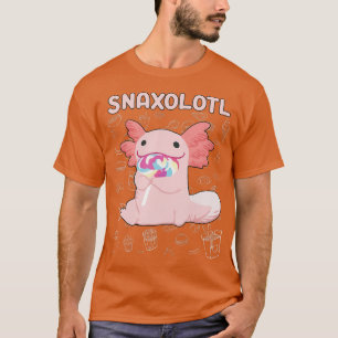 Niedlich Axolotl Lover Snaxolotl (73) T-Shirt