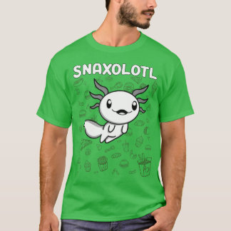Niedlich Axolotl Lover Snaxolotl (78) T-Shirt