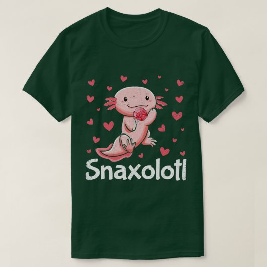 Niedlich Axolotl Lover Snaxolotl (88) T-Shirt (Design vorne)