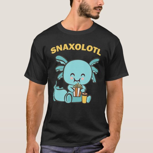 Niedlich Axolotl Lover Snaxolotl kawaii anime T-Shirt (Vorderseite)