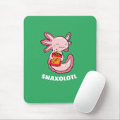 Niedlich Axolotl Lover Snaxolotl Kawaii Axolotl Fo Mousepad (Mit Mouse)
