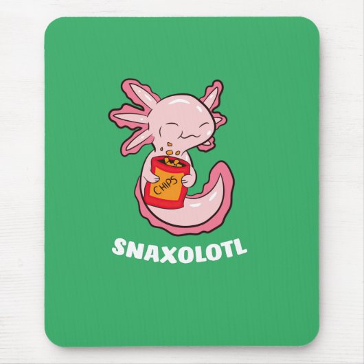 Niedlich Axolotl Lover Snaxolotl Kawaii Axolotl Fo Mousepad (Vorne)
