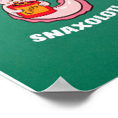 Niedlich Axolotl Lover Snaxolotl Kawaii Axolotl Fo Poster (Ecke)