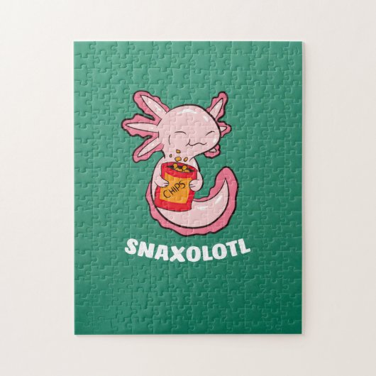 Niedlich Axolotl Lover Snaxolotl Kawaii Axolotl Fo Puzzle (Vertikal)