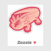 Niedlich Axolotl Neue Designs Vinyl Aufkleber (Blatt)