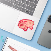 Niedlich Axolotl Neue Designs Vinyl Aufkleber (Laptop mit iPhone)