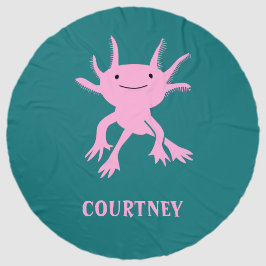 Niedlich Axolotl Pink Salamander Personalisiert