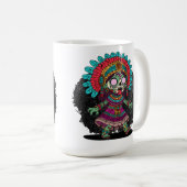 Niedlich Aztec Zombie Kaffeetasse (VorderseiteRechts)