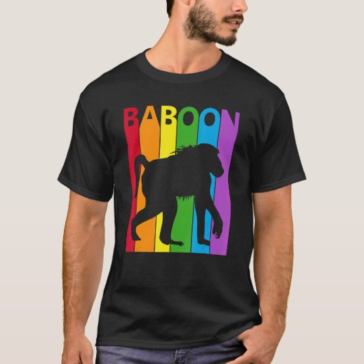 Niedlich Baboon Costume Baboon Tier T-Shirt (Vorderseite)