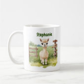 Niedlich Baby Alpaca Tasse Custom Coffee Cup (Links)
