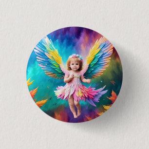 Niedlich Baby Angel Wings Art-38424 Button