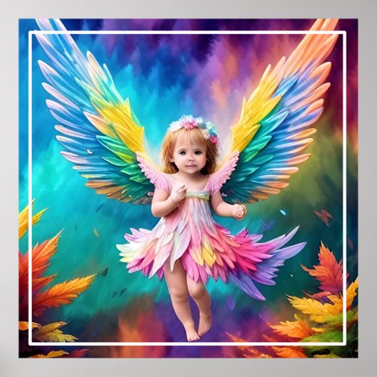 Niedlich Baby Angel Wings Art-38424 Poster (Vorne)
