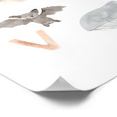 Niedlich Baby Animal Alphabet Poster (Ecke)