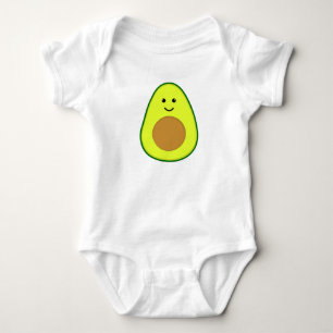 Niedlich Baby Avocado Kawai Strampler