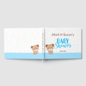 Niedlich Baby Bear Baby Shower Guest Book - Boy Gästebuch (Voll)