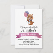 Niedlich Baby Bear Baby SHOWER Party Einladung (Vorderseite)