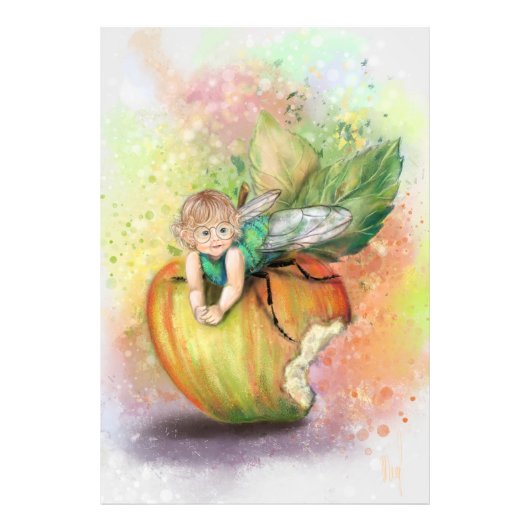 Niedlich Baby Bee Funny Poster Art (Vorne)