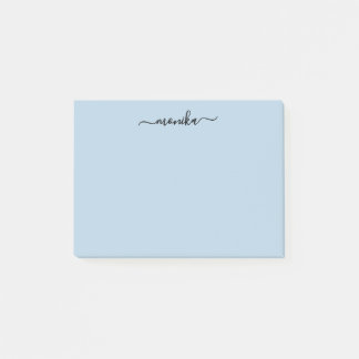 Niedlich Baby Blue Individuelle Name Post-it Klebezettel