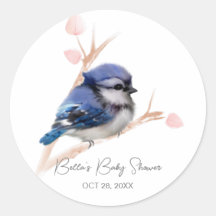 Niedlich Baby Blue Jay Baby Dusche