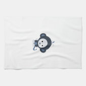 Niedlich Baby Blue Monkey Handtuch (Horizontal)