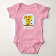 Niedlich Baby Bodysuit - Hallo Sunshine & Elephant