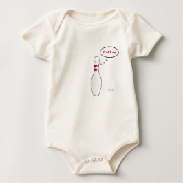 Niedlich Baby Bowler Spare Me Bowling Team Mascot Baby T-shirt