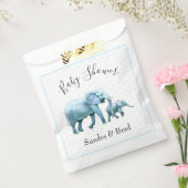 Niedlich Baby Boy Blue Elephants Baby Dusche Geschenktütchen (Versiegelt)