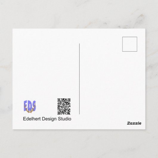 Niedlich Baby BOY Chick Cartoon Postkarte (Rückseite)