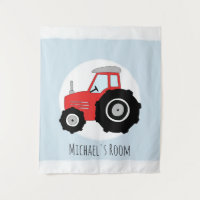 Niedlich Baby Boy Doodle Red Farm Traktor Kinderzi