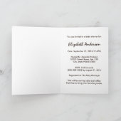 Niedlich Baby Boy Jungle Diaper Cake Baby Dusche Einladung (Innenseite)