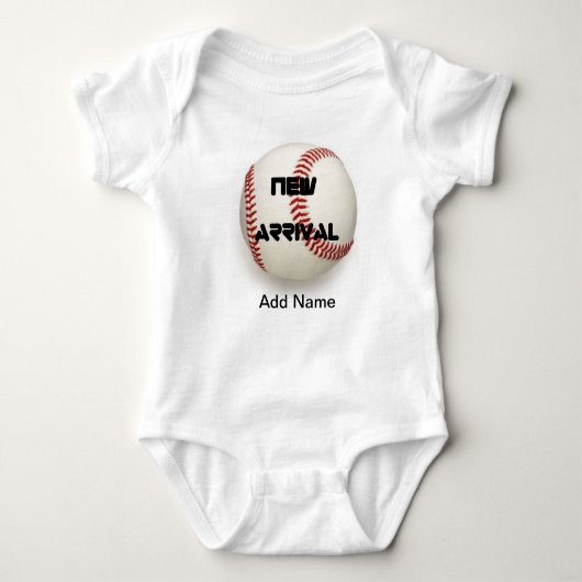 Niedlich Baby Boy Kleidung Baseball Custom Onsies Baby Strampler (Vorderseite)